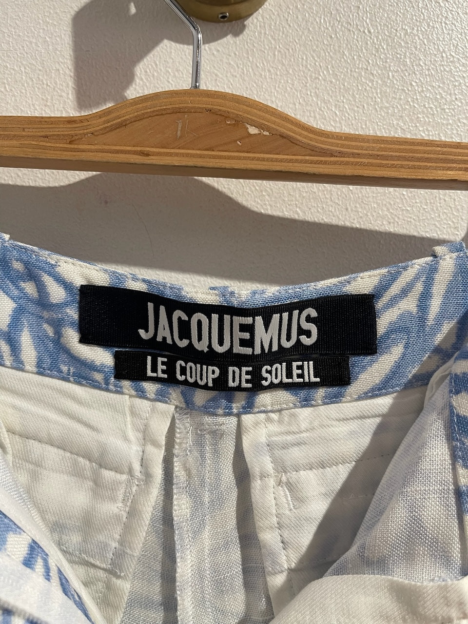 Jupe-culotte Jacquemus bleue T.34