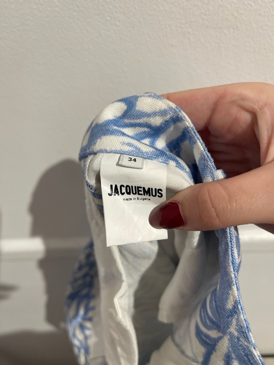Jupe-culotte Jacquemus bleue T.34