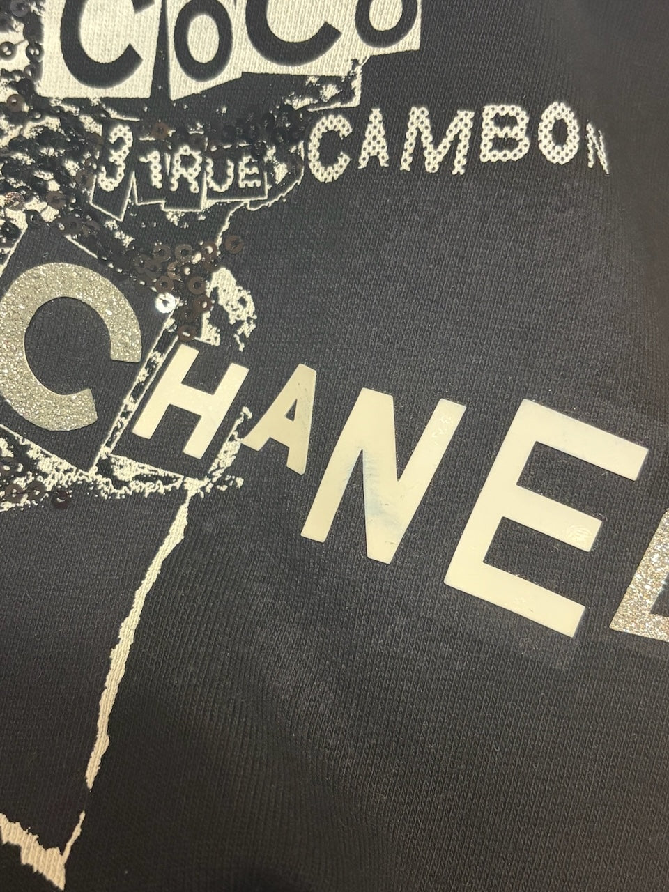 Sweat Chanel noir T.XS