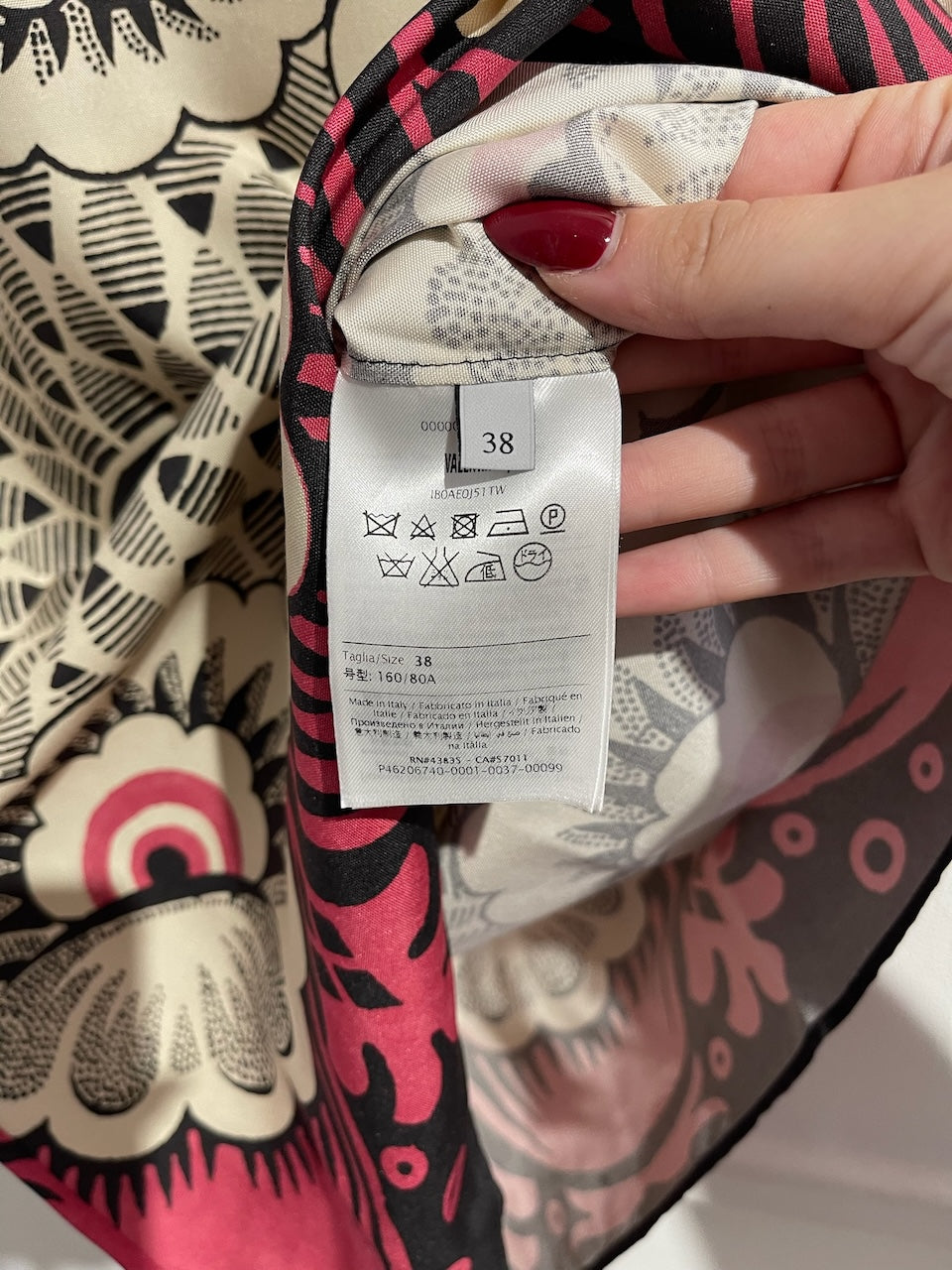 Top Valentino rose T.34