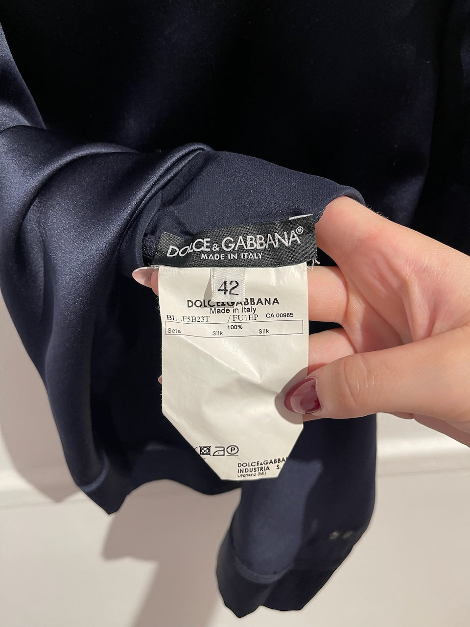 Top Dolce & Gabbana bleu marine T.38