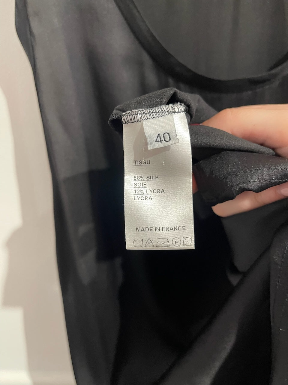 Top Balmain noir T.40