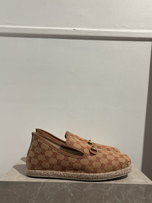 Mocassins Gucci beige T43,5 NEUFS