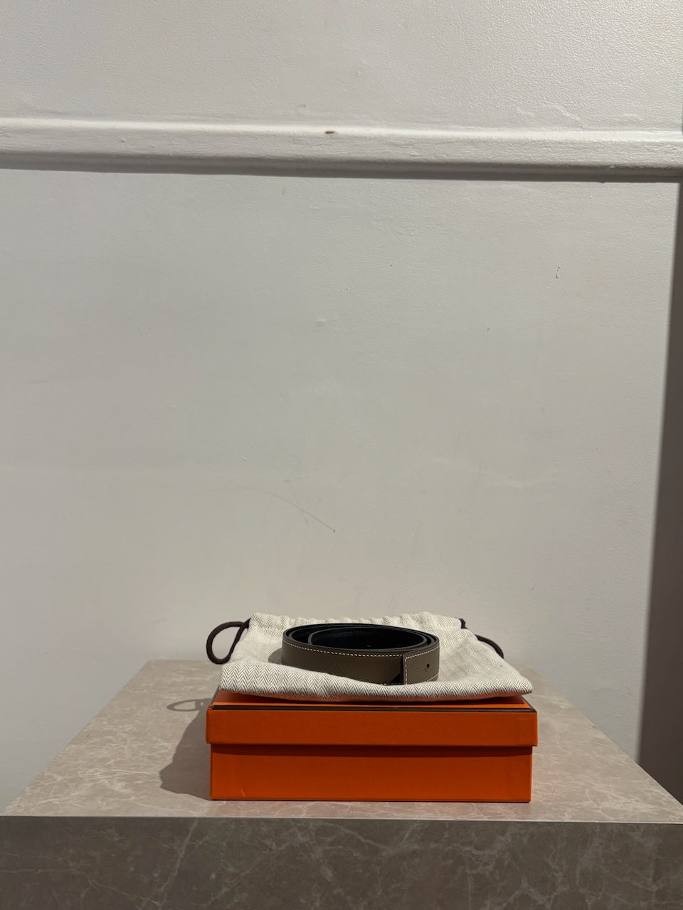 Cuir de ceinture Hermes T.70