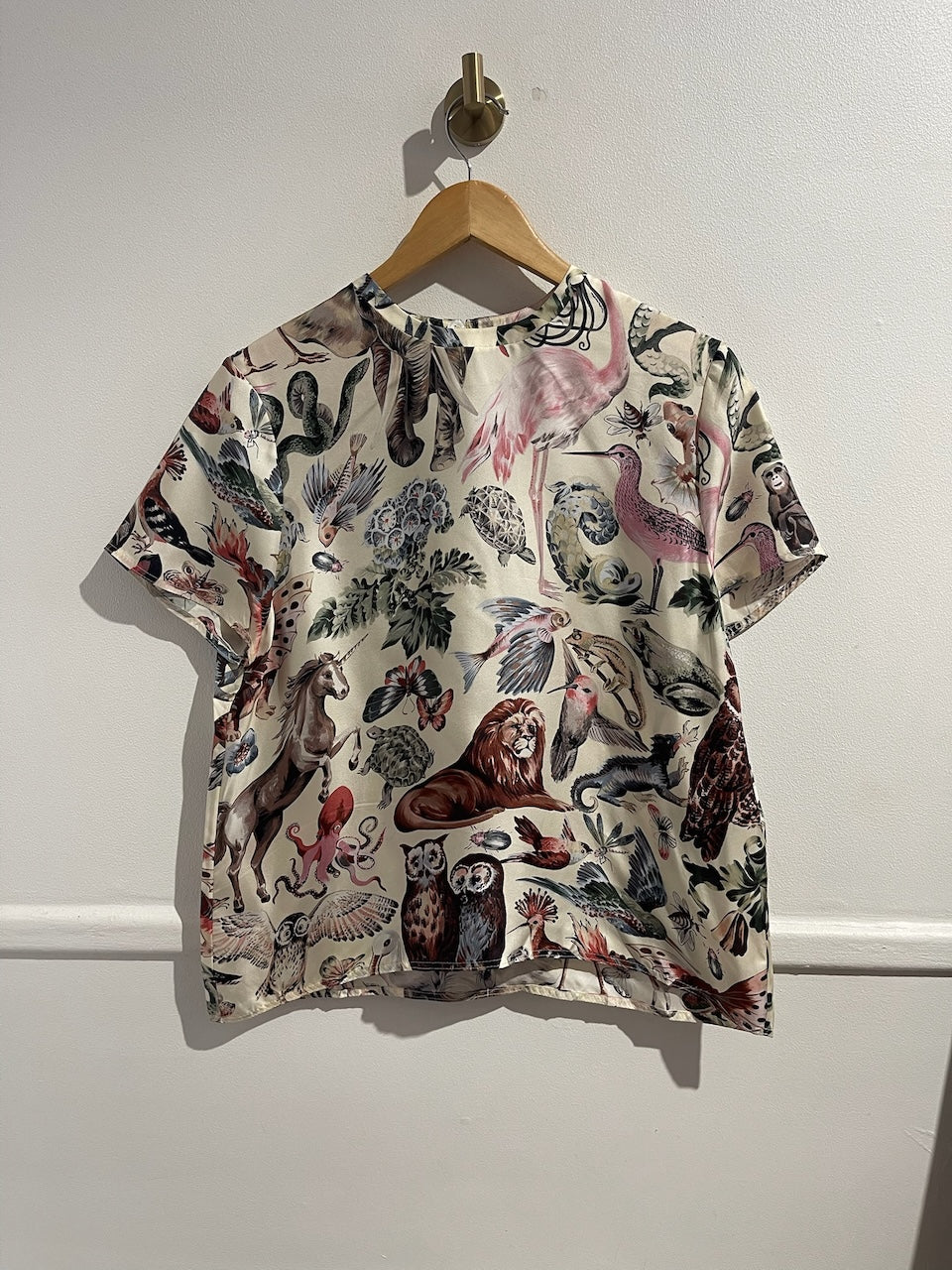 Top Valentino imprimé T.M