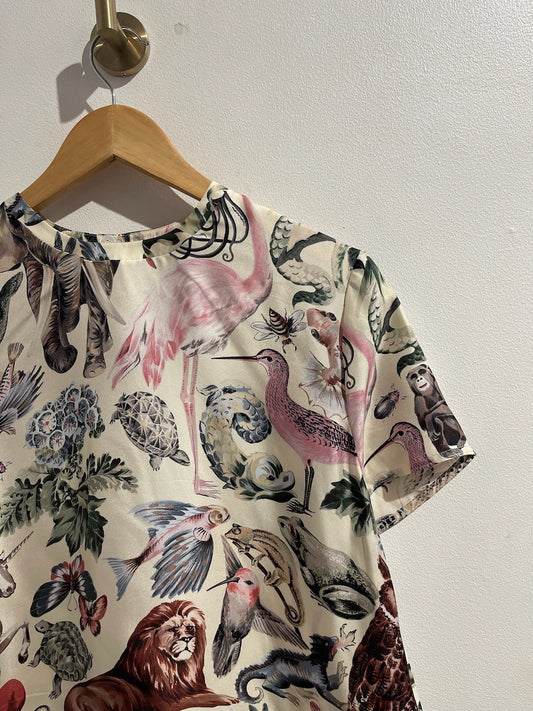 Top Valentino imprimé T.M