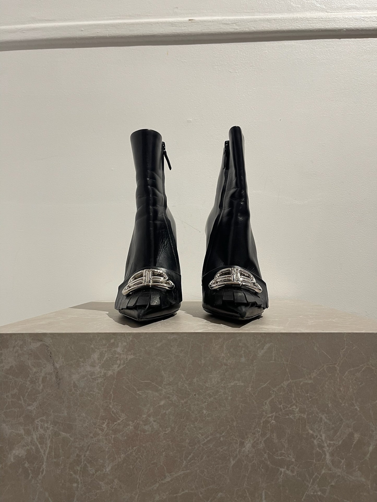 Escarpins Balenciaga Knife noir T.40