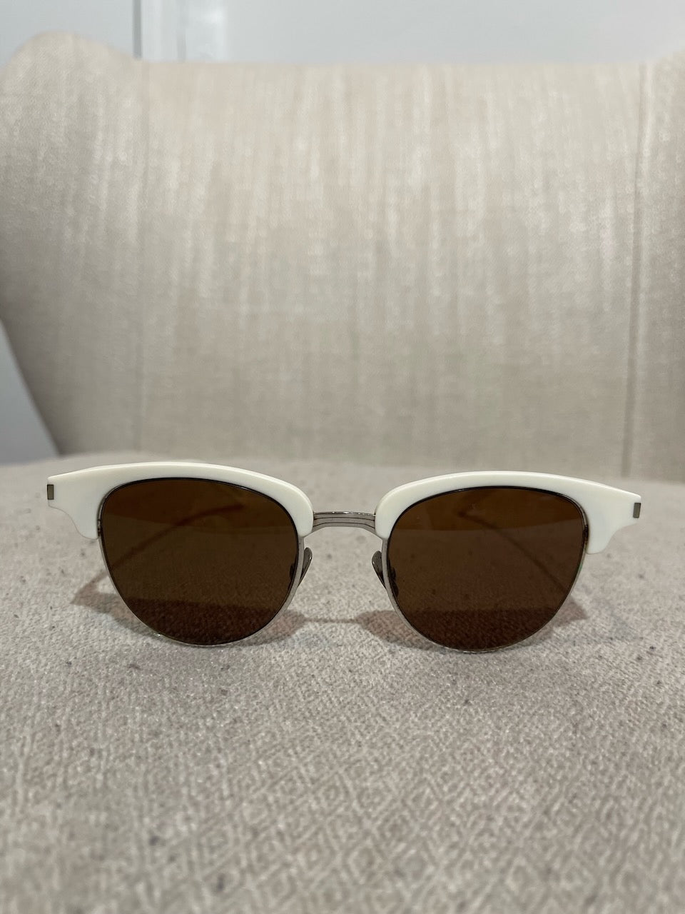 Lunettes Saint Laurent blanches