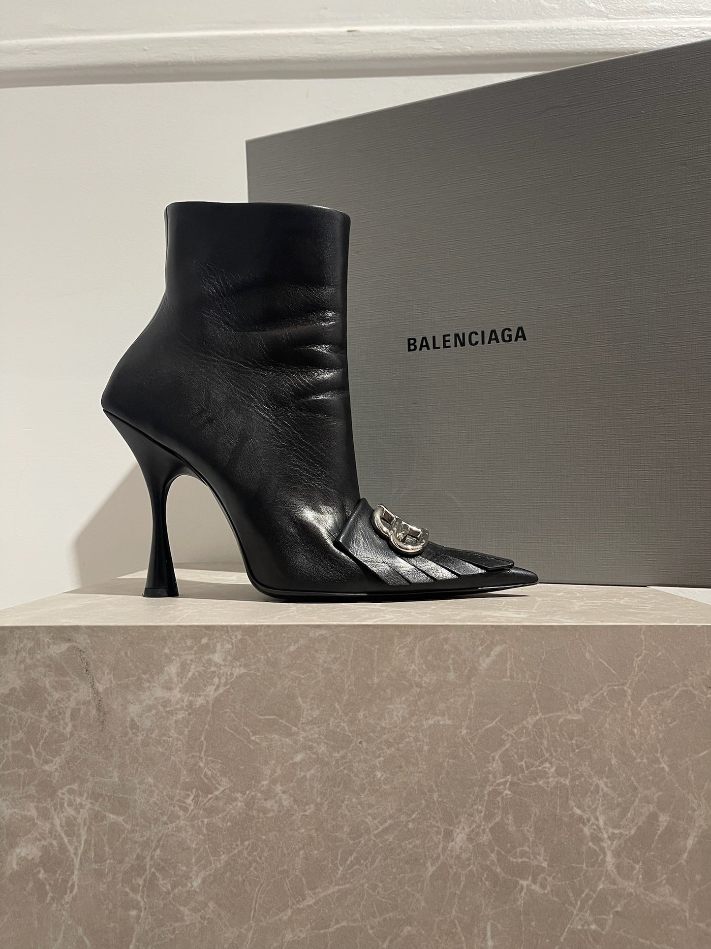 Escarpins Balenciaga Knife noir T.40