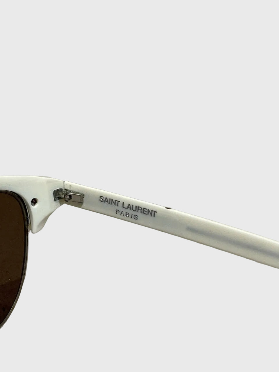 Lunettes Saint Laurent blanches