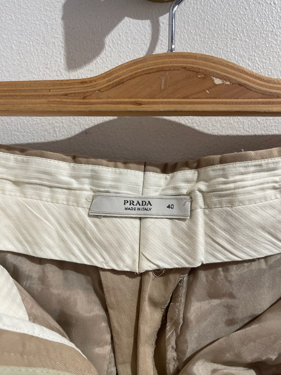 Pantalon Prada beige T.36
