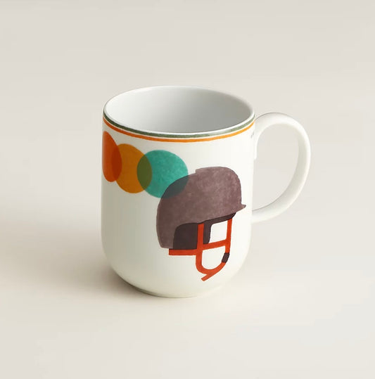 Mug Hermes Casque Saut Hermes