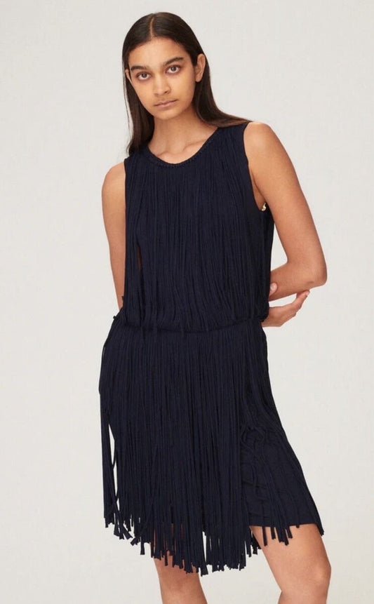 Robe Lanvin bleu marine T.M