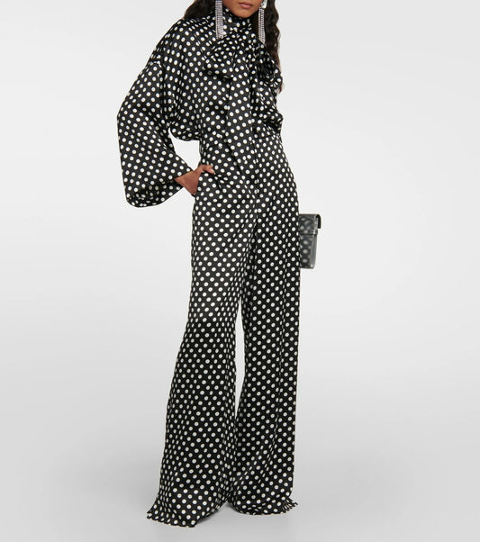 Blouse Saint Laurent à pois T.36