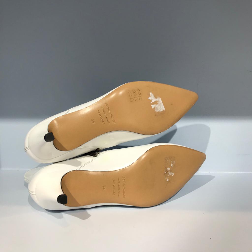 Boots Isabel Marant blanches T.38