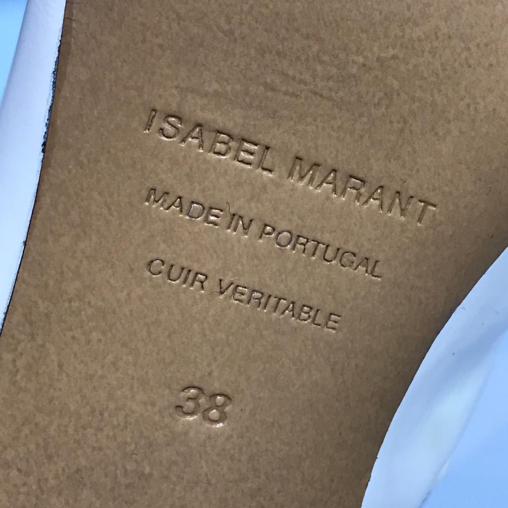 Boots Isabel Marant blanches T.38
