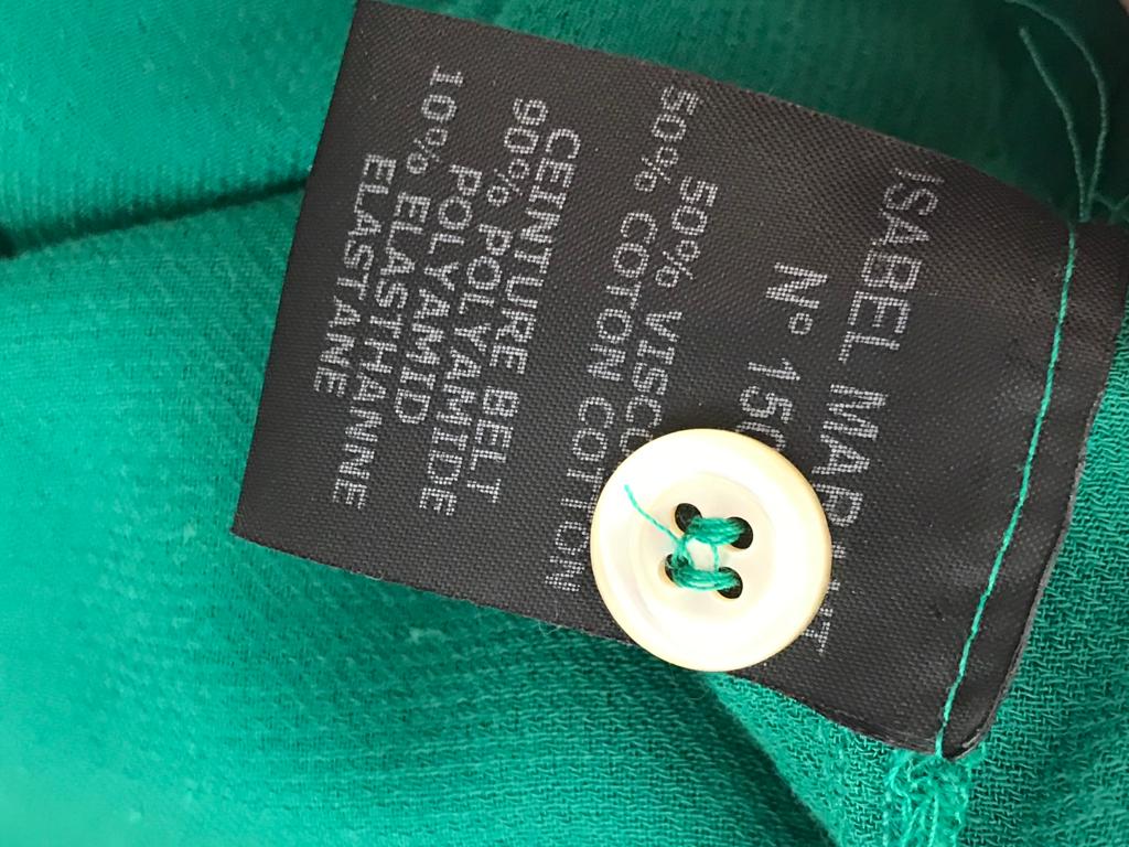 Robe Isabel Marant verte T.36