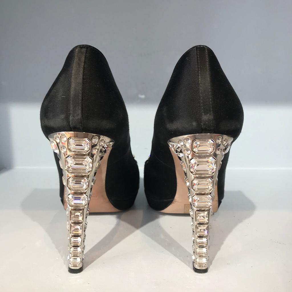 Escarpins Miu Miu noirs T.38,5