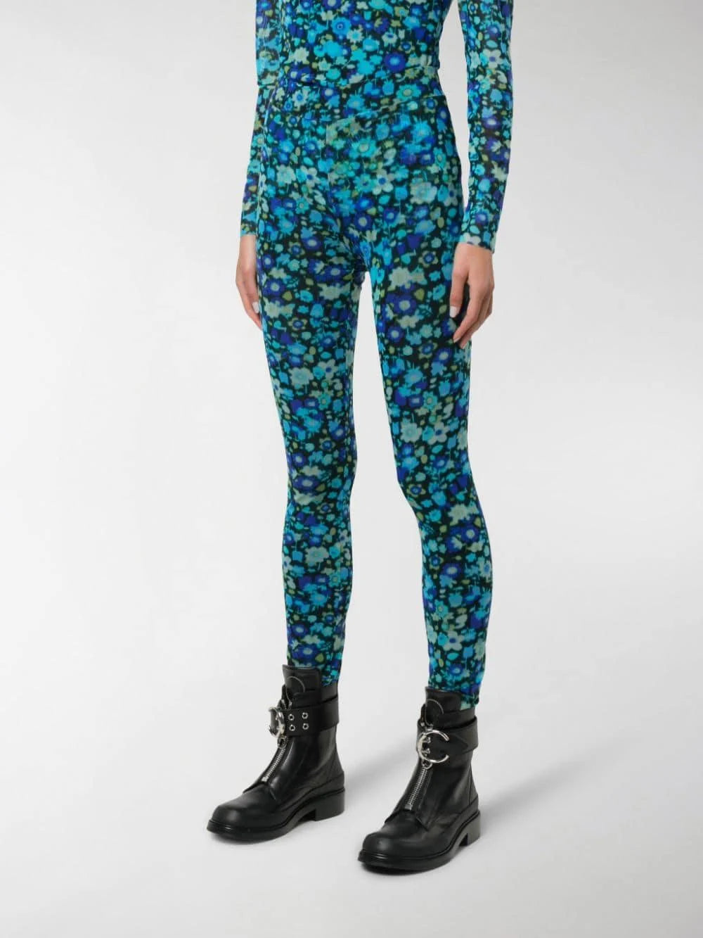 Legging Ganni à fleurs T.34