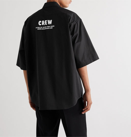 Chemise Balenciaga noire T.40