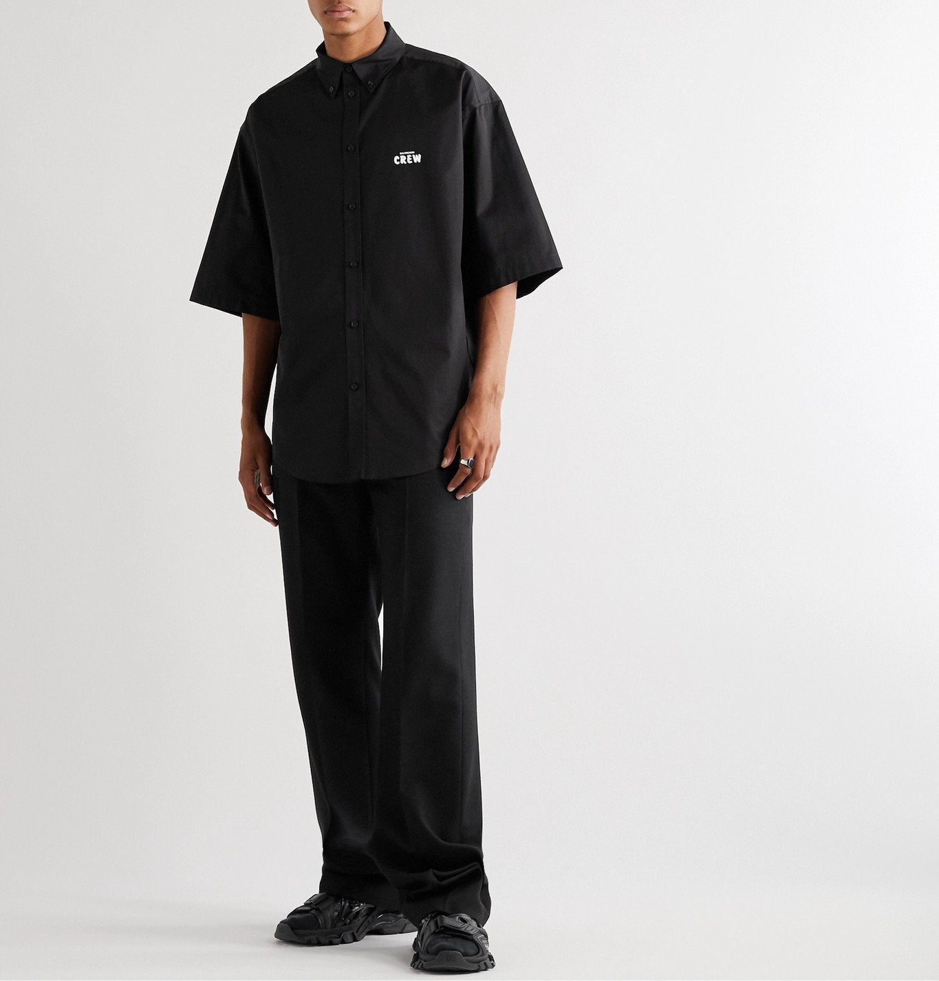 Chemise Balenciaga noire T.40
