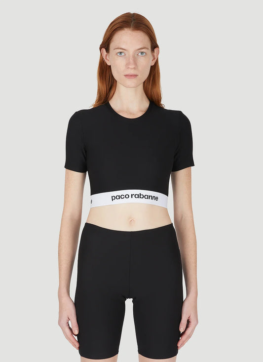 Top Paco Rabanne noir T.L