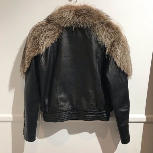 Veste Guy Laroche en cuir T.38