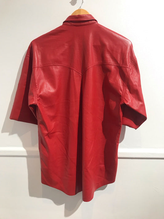 Chemise Nanushka rouge T.XS