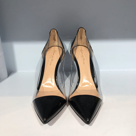 Escarpins Gianvito Rossi plexi T.38,5