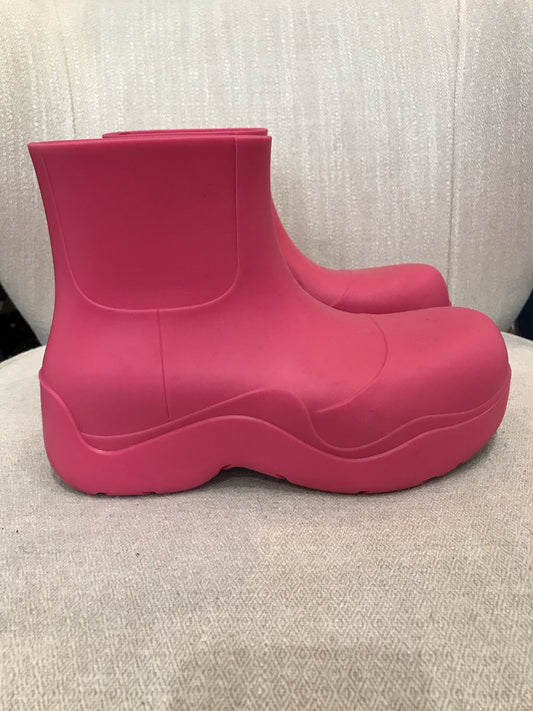 Bottines Bottega Veneta Puddle roses T.37