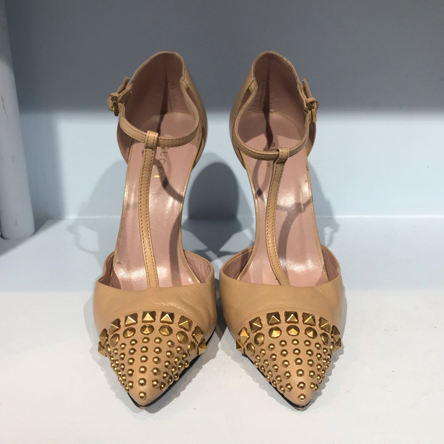 Escarpins Gucci beiges T.35