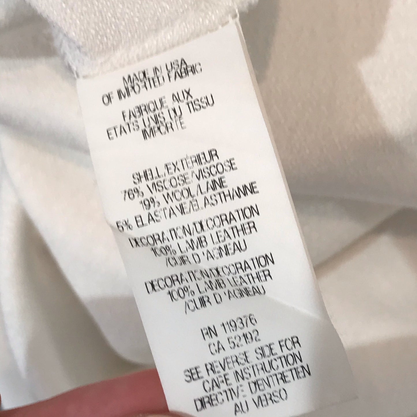 Top Helmut Lang blanc T.S