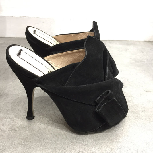 Mules N°21 noires T.38