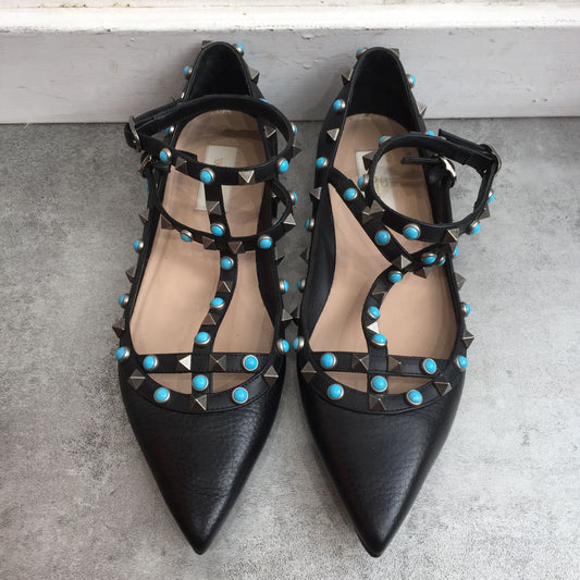 Ballerines Valentino Rockstud T.38