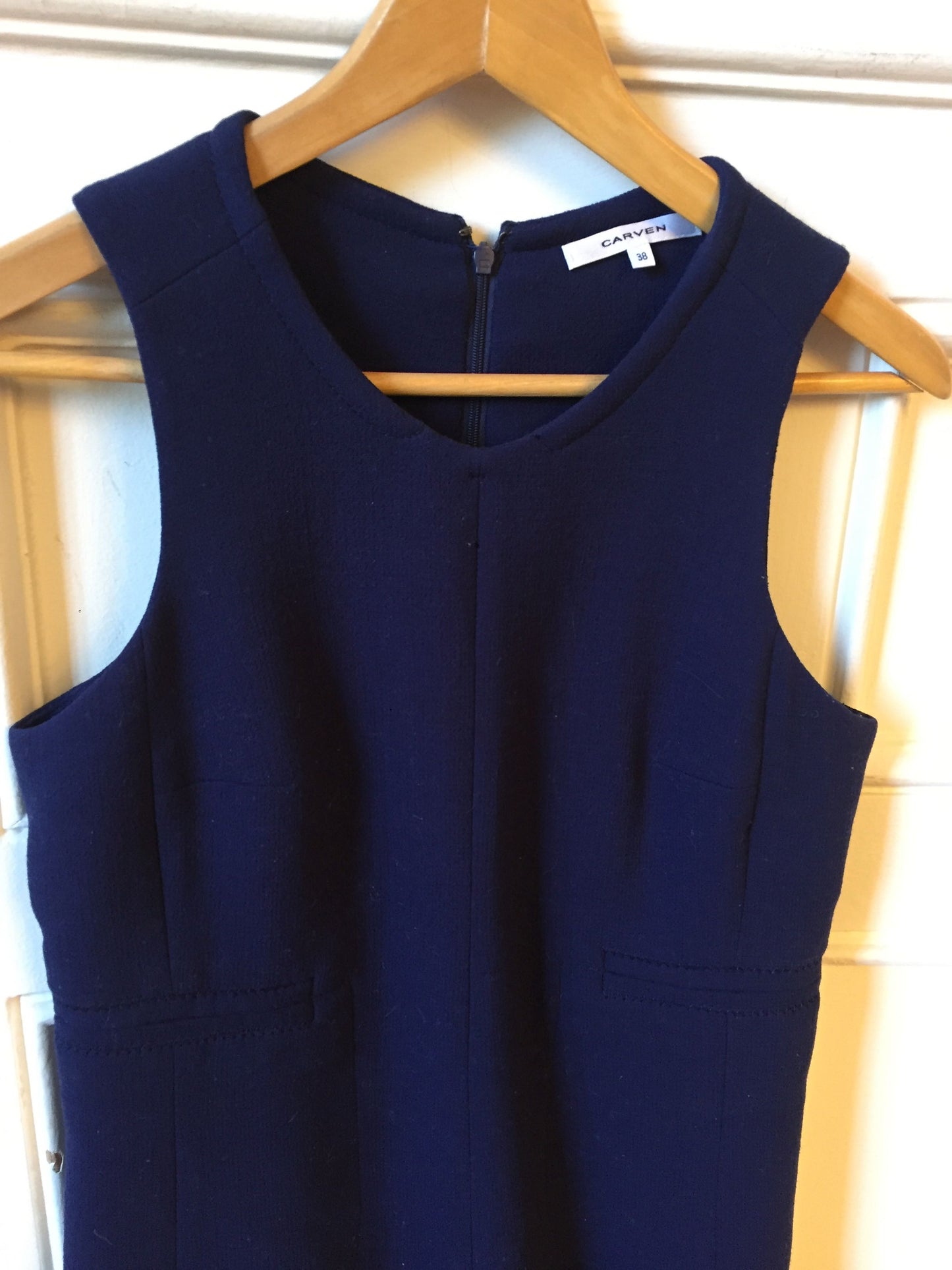 Robe Carven bleue T.38