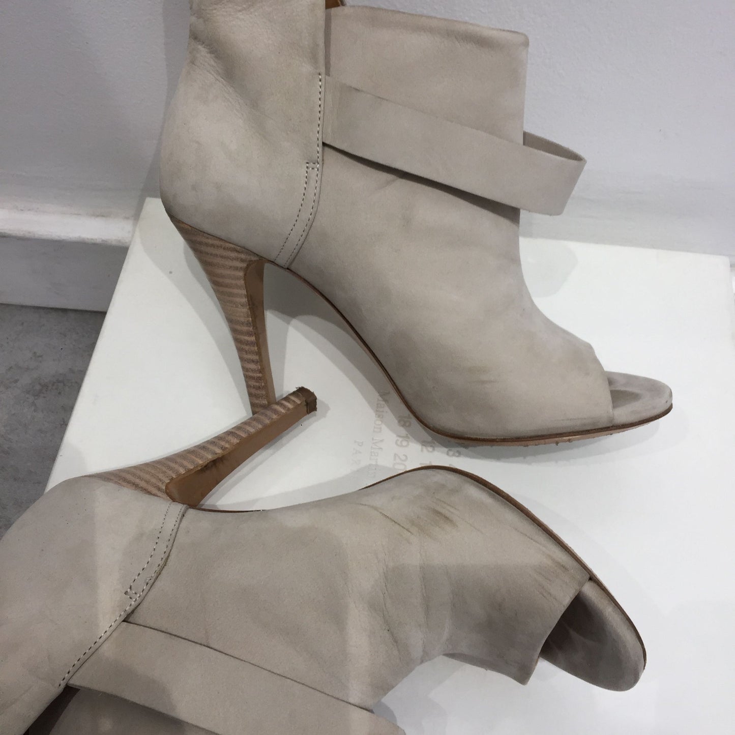Boots Maison Martin Margiela Beiges T.37