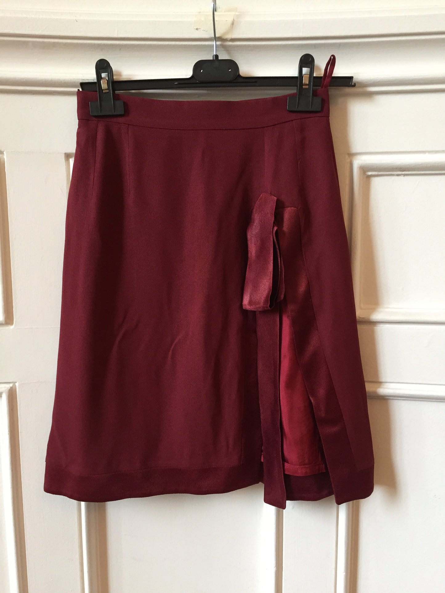 Jupe Balenciaga bordeaux T.38