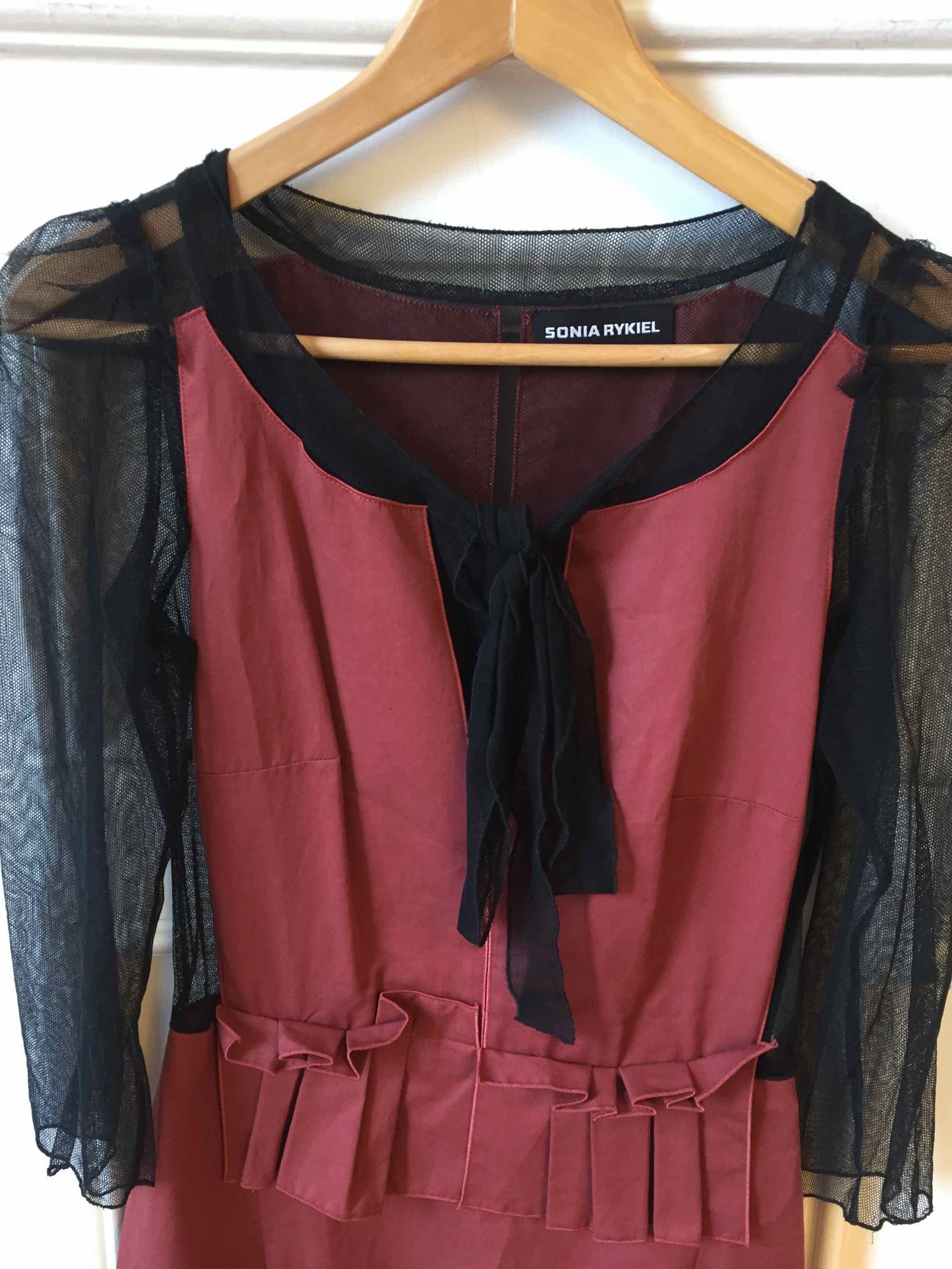 Robe Sonia Rykiel rouge T.36