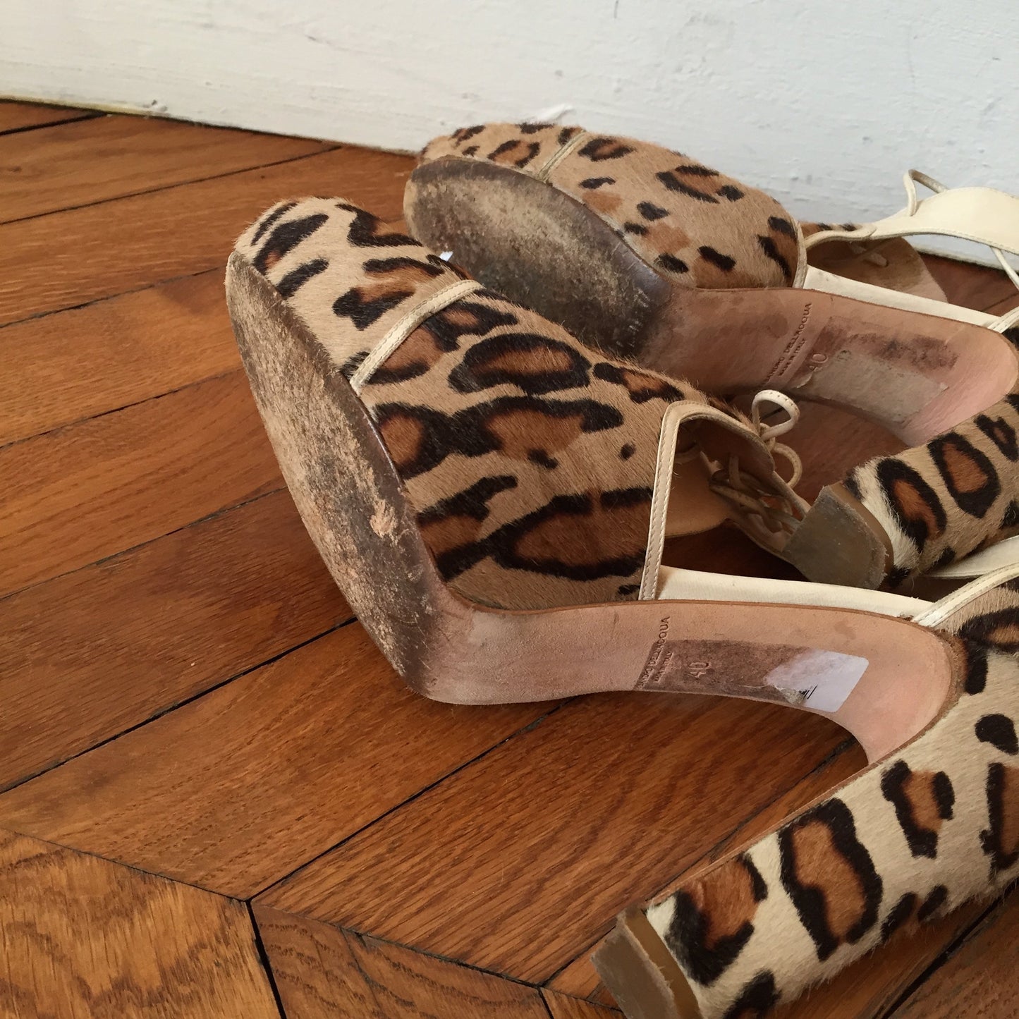 Chaussures Alessandro Dell'Acqua Leopard T.40
