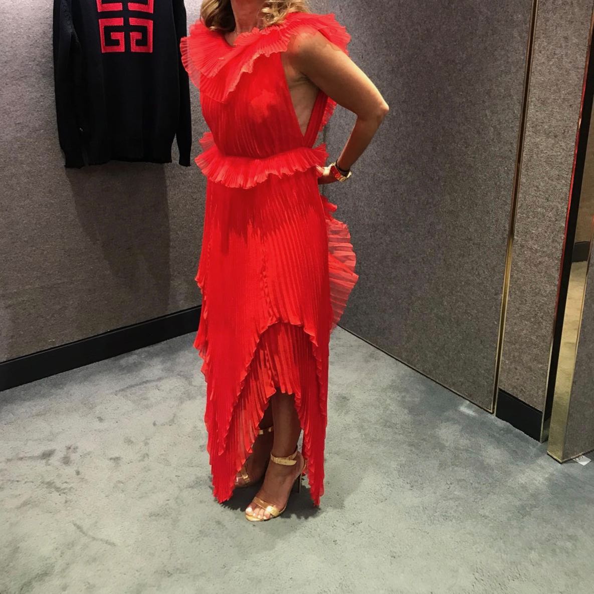 Robe Givenchy rouge T.36
