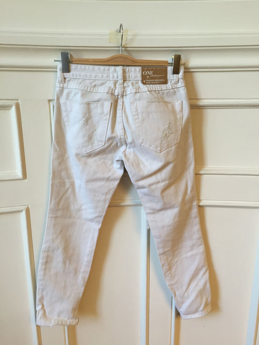 Jeans One Teaspoon blanc T.25