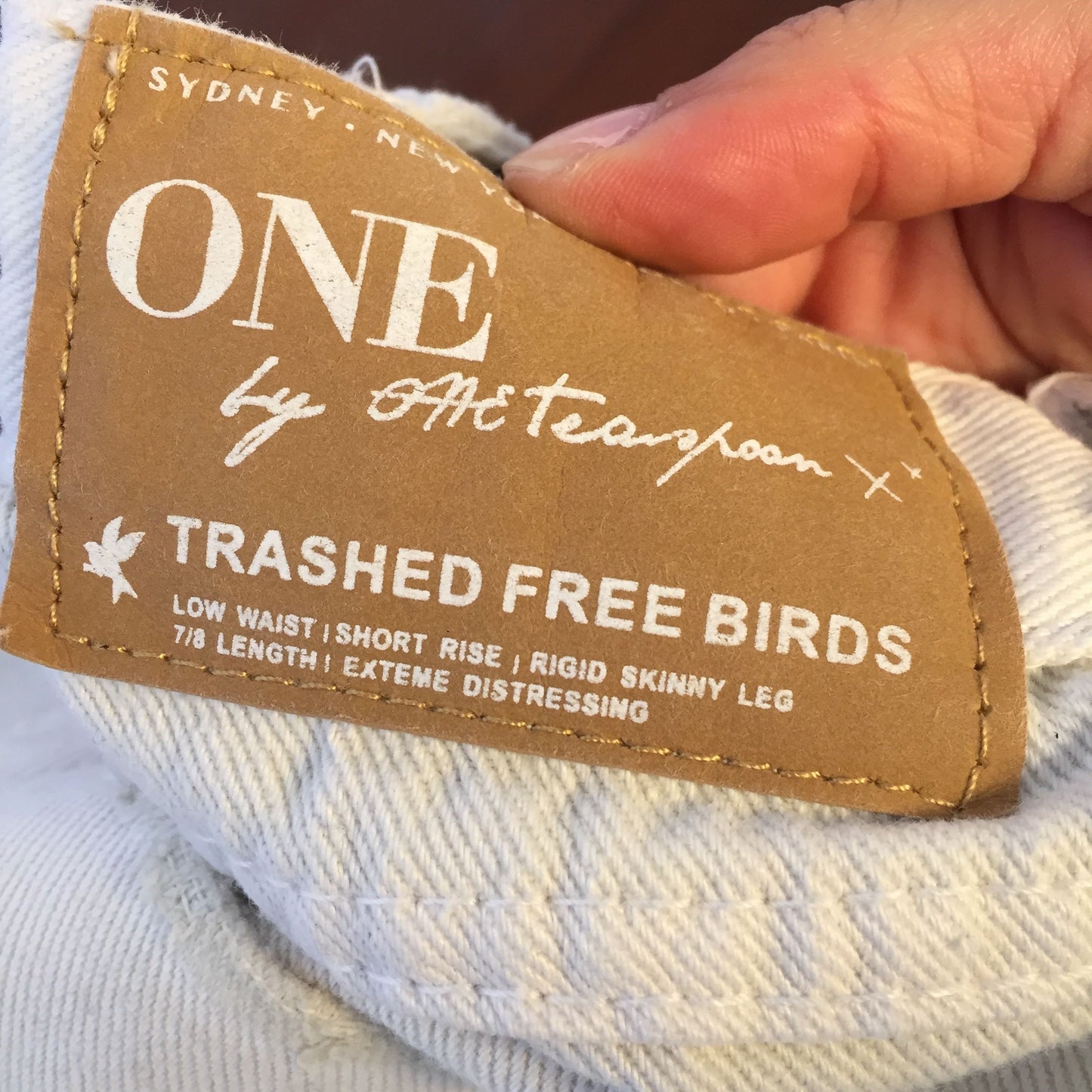 Jeans One Teaspoon blanc T.25