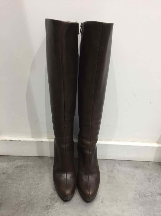 Bottes Alaia marrons T.35