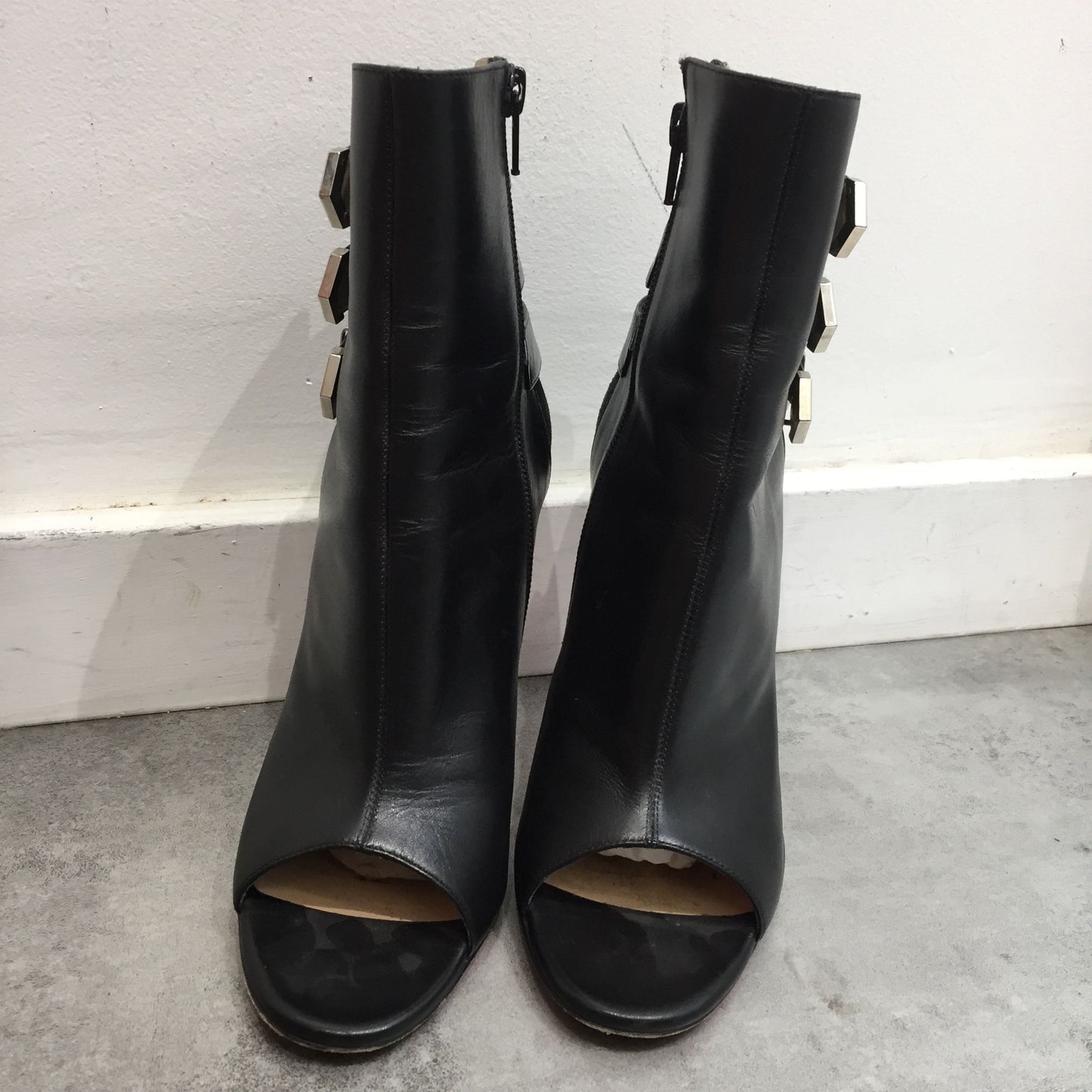 Boots Christian Louboutin noires T.38