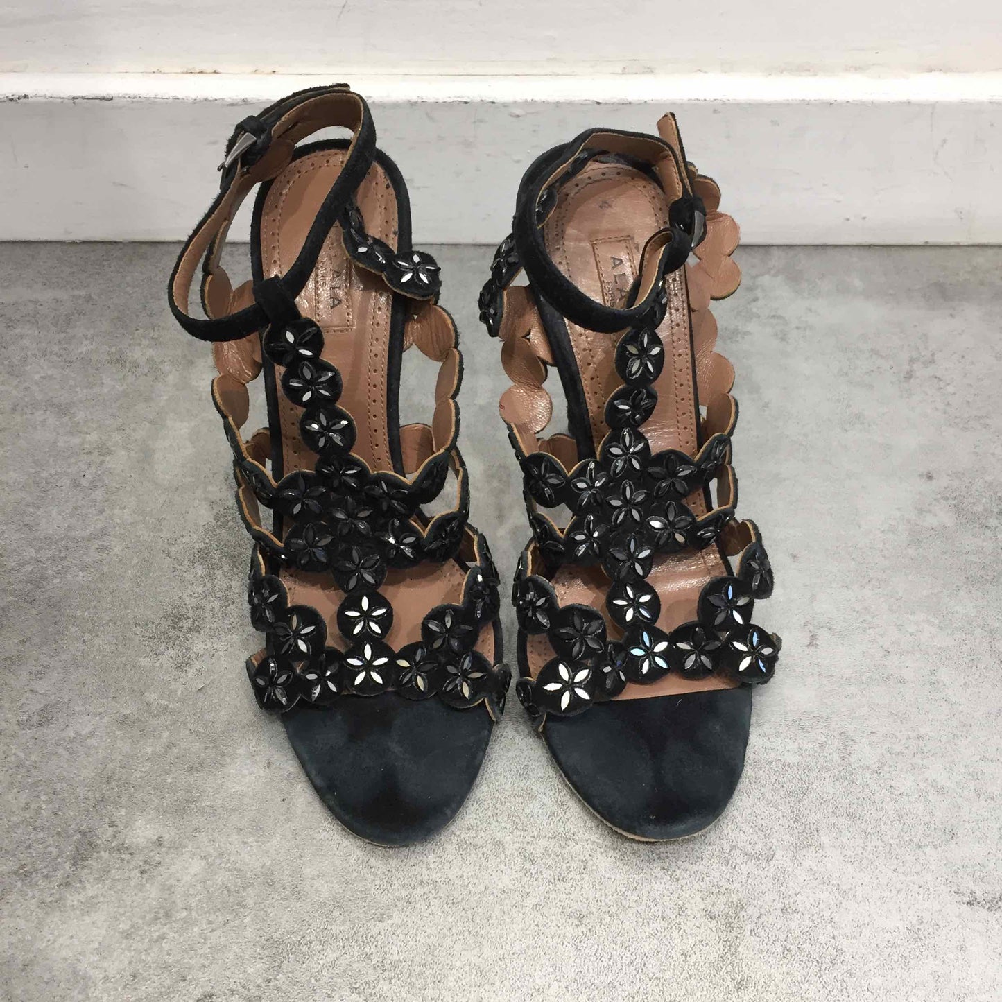 Sandales Alaia noires T.37