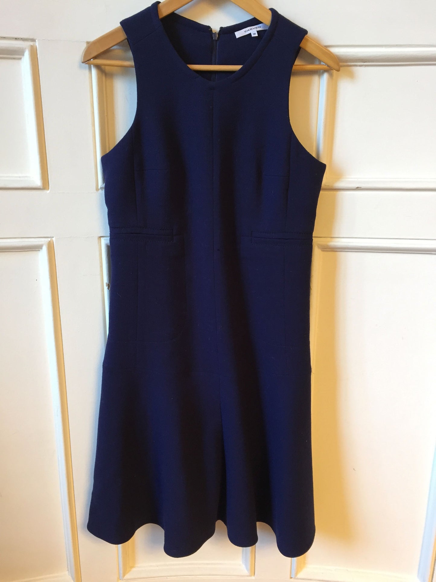 Robe Carven bleue T.38