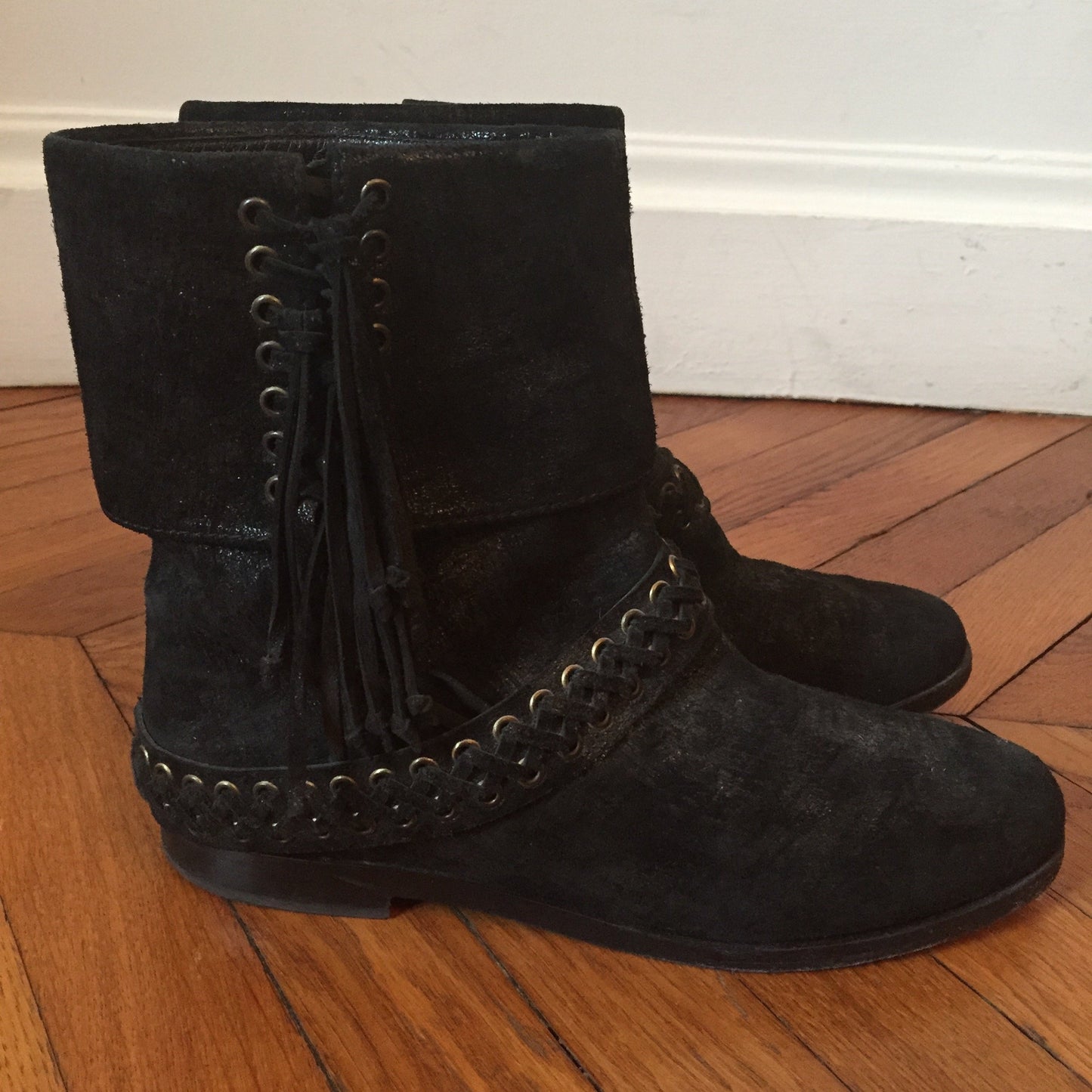 Bottines Balmain Noires T.36