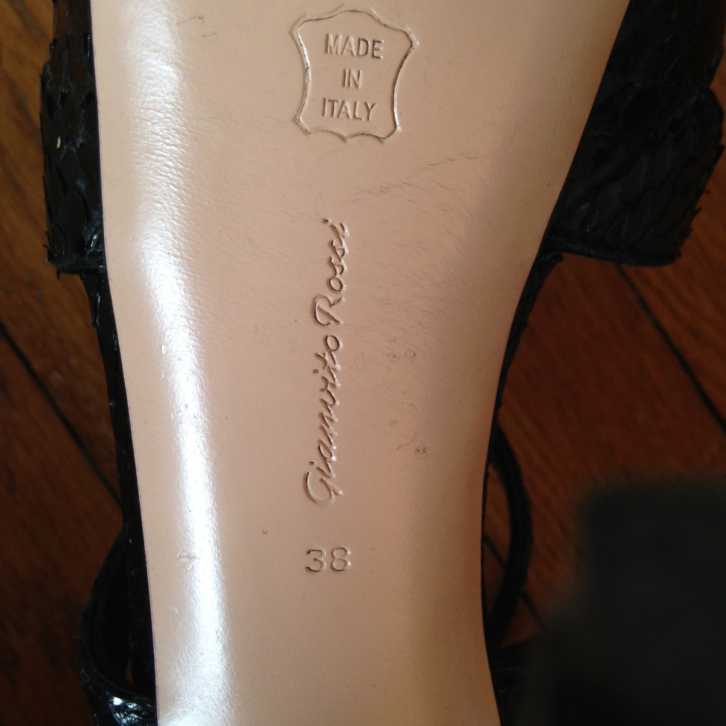 Sandales Gianvito Rossi Python T.38