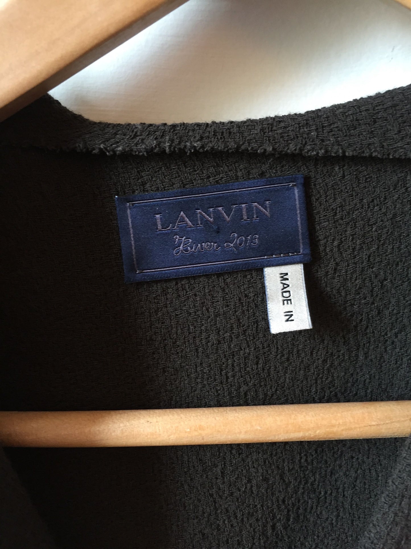 Robe Lanvin Kaki T.38