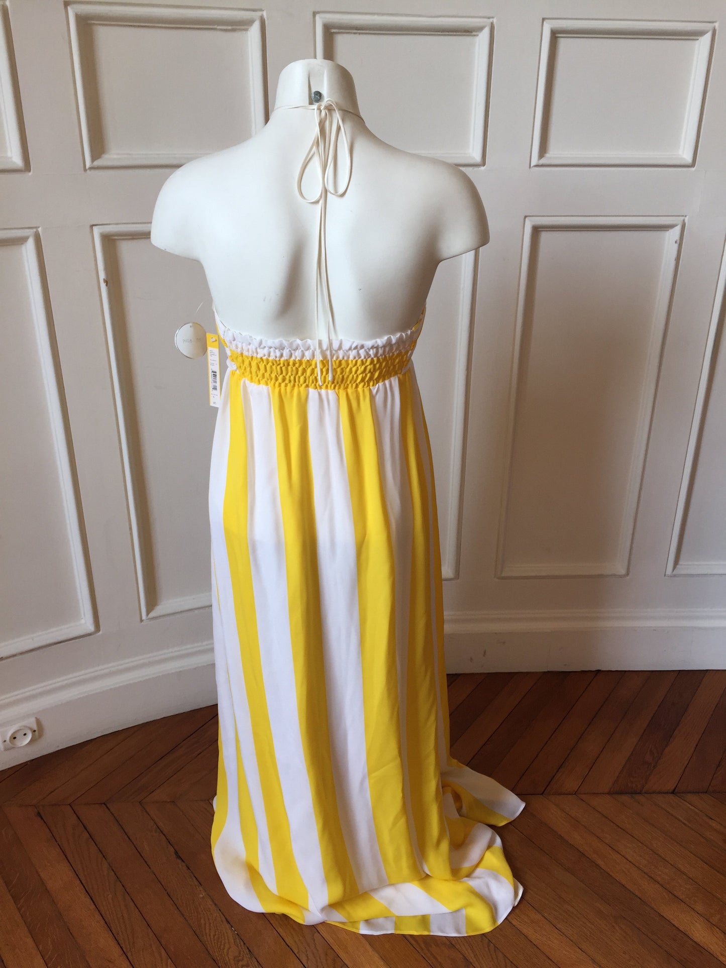 Robe Alice + Olivia jaune T.S Neuve